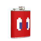 8 Bit-Pixel Manga Augen Flachmann (Rechts)