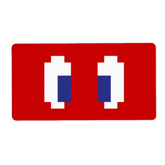 8 Bit Pixel Manga Eyes (Vorne)