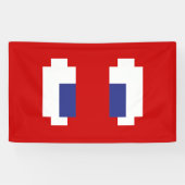 8 Bit Pixel Manga Eyes Banner (Horizontal)