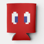 8 Bit Pixel Manga Eyes Dosenkühler (Vorderseite)