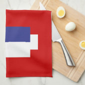 8 Bit Pixel Manga Eyes Handtuch (Viertel Falte)