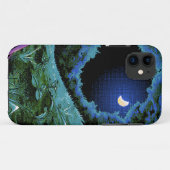 8 Bit-Pixel-Mondschein Case-Mate iPhone Hülle (Rückseite (Horizontal))