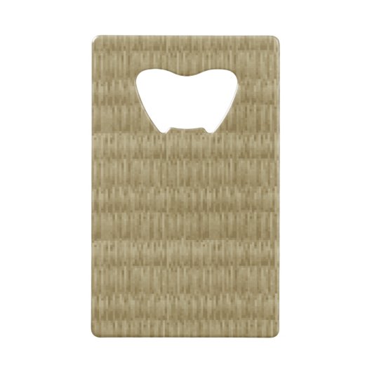 8 Bit Pixel Tatami Mat 畳 Kreditkarten Flaschenöffner (Rückseite)