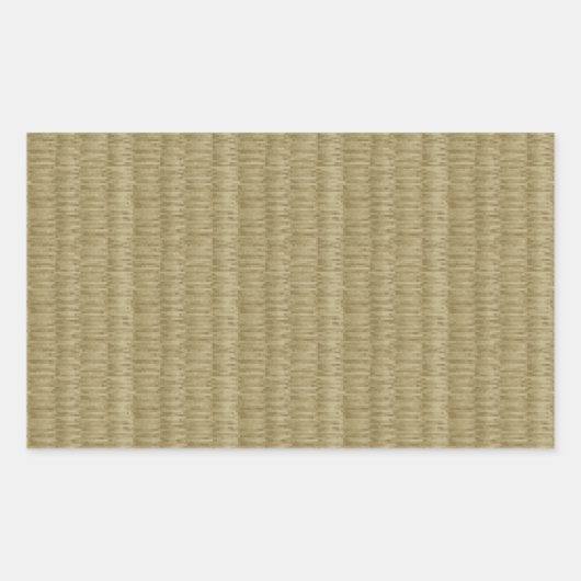 8 Bit Pixel Tatami Mat 畳 Rechteckiger Aufkleber (Vorderseite)