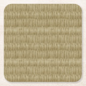 8 Bit Pixel Tatami Mat 畳 Rechteckiger Pappuntersetzer (Vorderseite)
