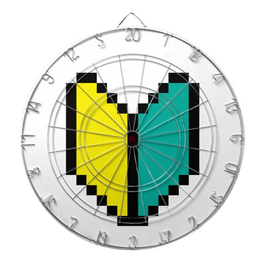 8 Bit Pixel Wakaba / Shoshinsha Mark Dartscheibe (vorne)