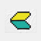 8 Bit Pixel Wakaba / Shoshinsha Mark Fleecedecke (Vorderseite (Horizontal))