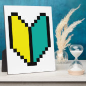 8 Bit Pixel Wakaba / Shoshinsha Mark Fotoplatte (Seite)