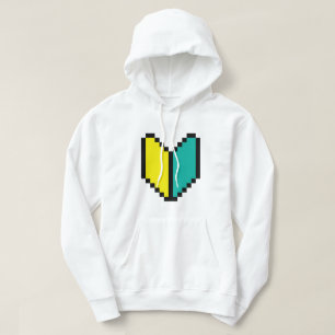 8 Bit Pixel Wakaba / Shoshinsha Mark Hoodie
