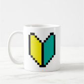 8 Bit Pixel Wakaba / Shoshinsha Mark Kaffeetasse (Links)