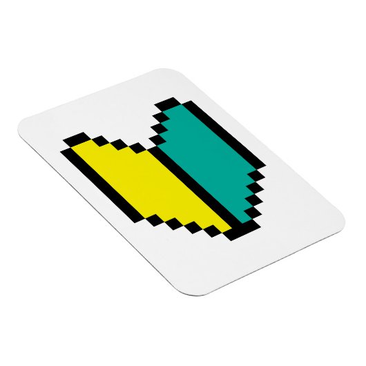 8 Bit Pixel Wakaba / Shoshinsha Mark Magnet (Rechte Seite)