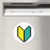 8 Bit Pixel Wakaba / Shoshinsha Mark Magnet (In Situ (Geschirrspüler))