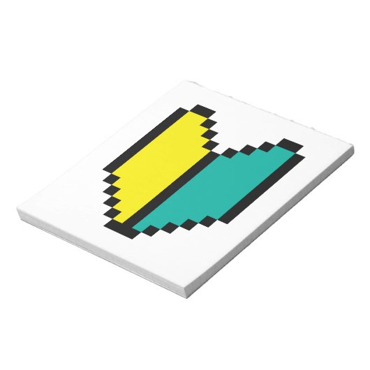 8 Bit Pixel Wakaba / Shoshinsha Mark Notizblock (Rotiert)