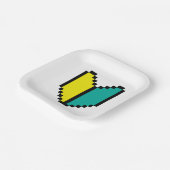 8 Bit Pixel Wakaba / Shoshinsha Mark Pappteller (Gewinkelt)