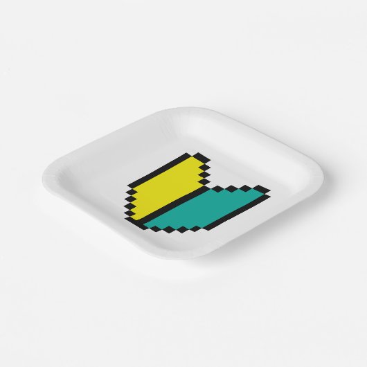 8 Bit Pixel Wakaba / Shoshinsha Mark Pappteller (Gewinkelt)