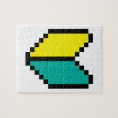 8 Bit Pixel Wakaba / Shoshinsha Mark Puzzle (Horizontal)