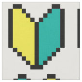 8 Bit Pixel Wakaba / Shoshinsha Mark Stoff (Nahaufnahme)