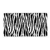 8 Bit Pixel Zebra Print Design Muster (Vorne)