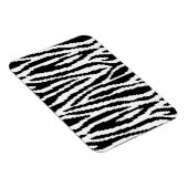 8 Bit Pixel Zebra Print Design Muster Magnet (Rechte Seite)
