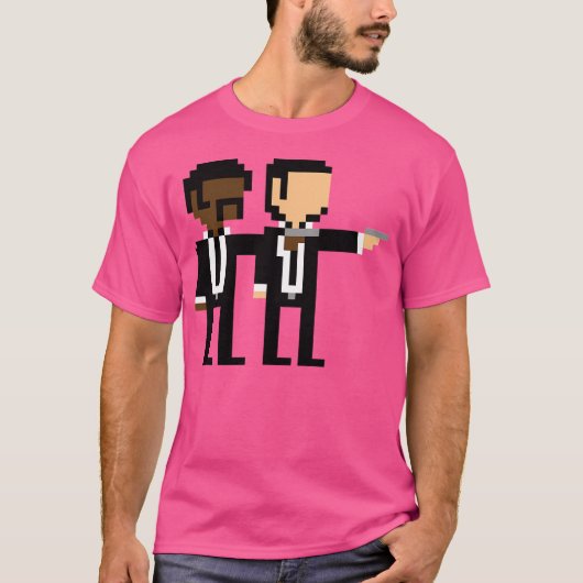 8-Bit-Puls-Fiktion T-Shirt (Vorderseite)