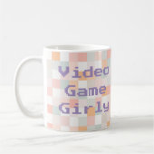 8-Bit-Regenbogen-Computermug für Videospiel-Mädche Kaffeetasse (Links)