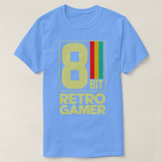 8 Bit Retro 1 T-Shirt (Design vorne)