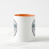 8-Bit-Retro-Geist Tasse (Zentrum)