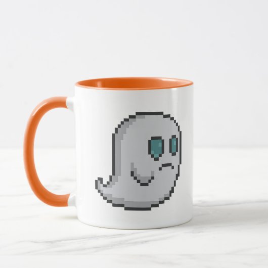 8-Bit-Retro-Geist Tasse (Links)