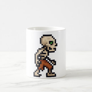 8-bit Retro Skeleton Kaffeetasse