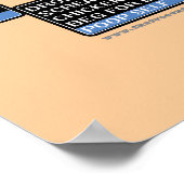 8 Bit RPG-Schlachtmenü Poster (Ecke)