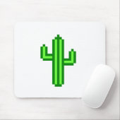 8-Bit Saguaro Cactus Mousepad (Mit Mouse)