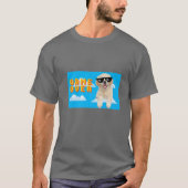 8-Bit-Spiel über Golden Retriever Liebe 2 T-Shirt (Vorderseite)