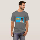 8-Bit-Spiel über Mastiff T-Shirt (Vorne ganz)