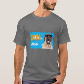8-Bit-Spiel über Mastiff T-Shirt (Vorderseite)