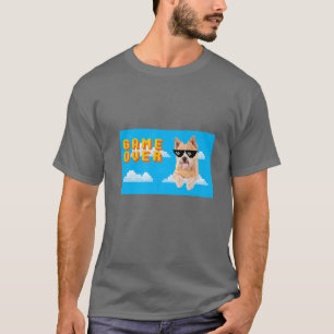 8-Bit-Spiel über Norwich Terrier T-Shirt