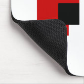 8 Bit Spooky Red Eyes Mousepad (Ecke)