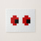 8 Bit Spooky Red Eyes Puzzle (Horizontal)
