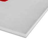 8 Bit Spooky Red Eyes Schneidebrett (Ecke)