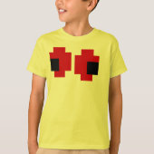 8 Bit Spooky Red Eyes T-Shirt (Vorderseite)