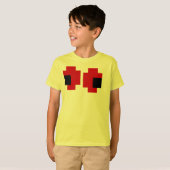 8 Bit Spooky Red Eyes T-Shirt (Vorne ganz)