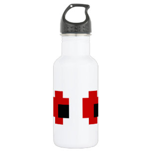 8 Bit Spooky Red Eyes Trinkflasche