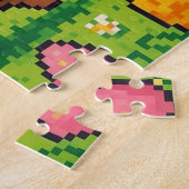 8-Bit süßer Osterhase/Kaninchen Puzzle (Seite)