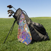 8-Bit T-Shirt Time XXX3 Design-Golfhandtuch Golfhandtuch (Gras)