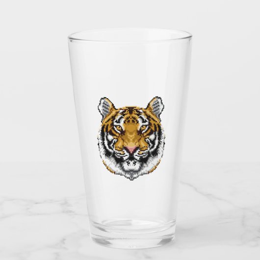 8 Bit Tiger Glas (Vorderseite)