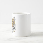 8 Bit Tiger Kaffeetasse (Mittel)