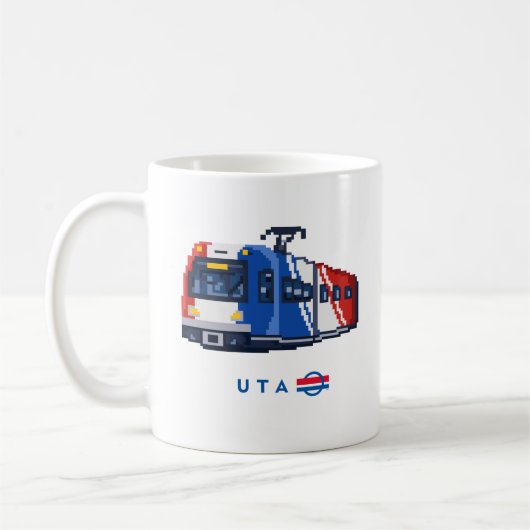 8-Bit-TRAX-Tasse Kaffeetasse (Links)