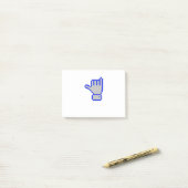 8-Bit-Typ Post-it Klebezettel (Auf Schreibtisch)