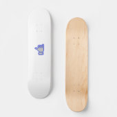 8-Bit-Typ Skateboard (Vorderseite)