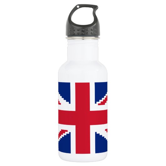8 Bit Union Pixel Jack Edelstahlflasche (Vorderseite)