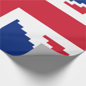 8 Bit Union Pixel Jack Geschenkpapier (Ecke)